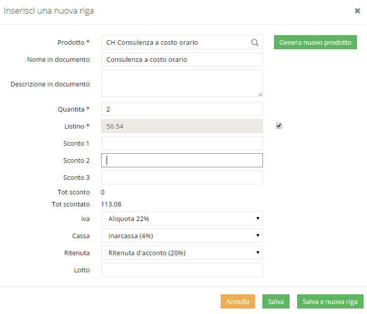 Software per la gestione della produzione - carpenteria, dettaglio