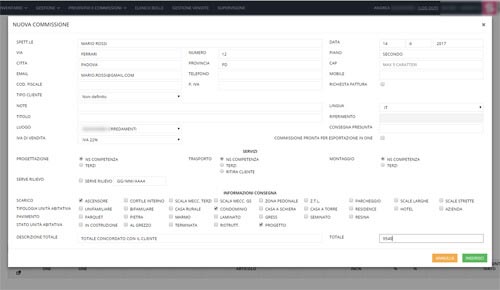 Software per negozi di arredamento